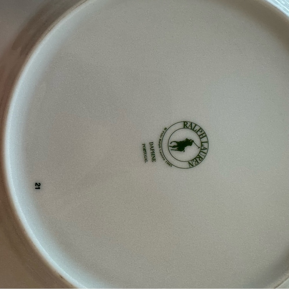 Ralph Lauren Set of 3 Daphne Rose DISCONTINUED Salad Plates - Picture 4 of 6